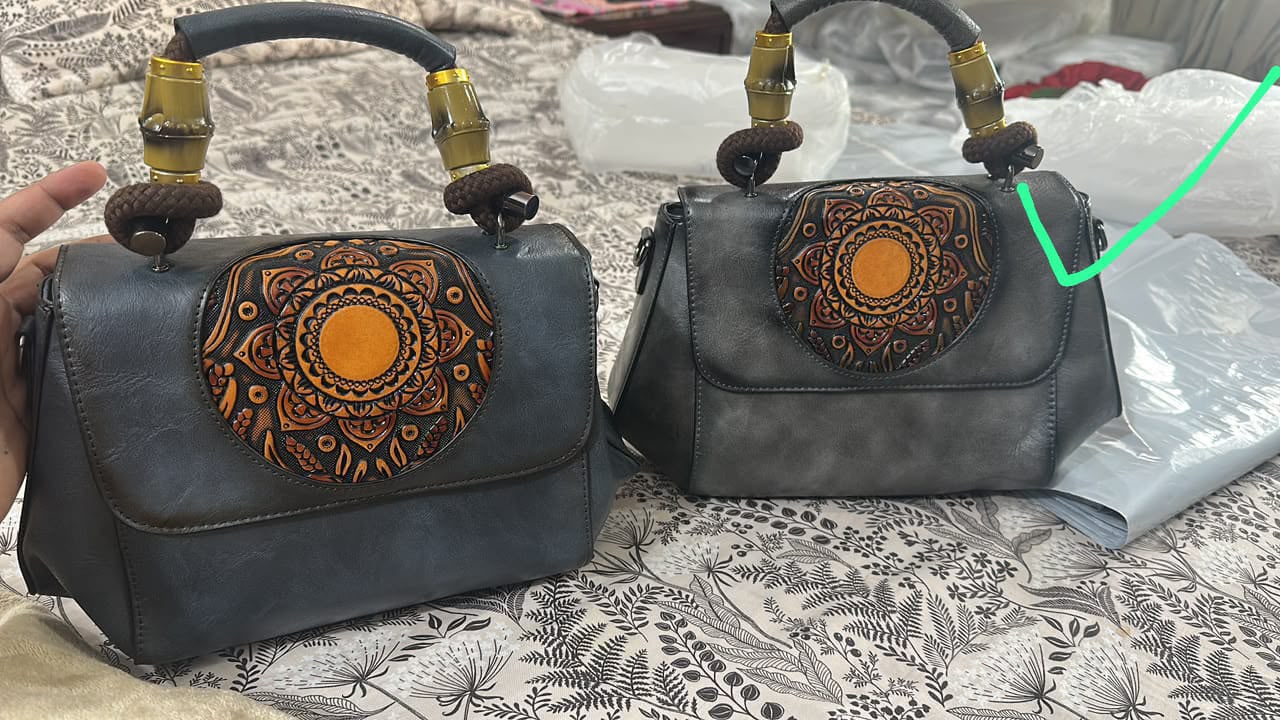 Vintage Heritage Embossed Handbag