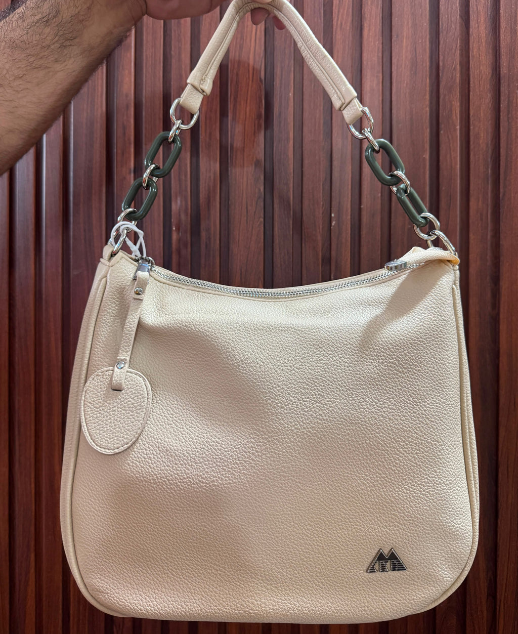 The Verona Lychee Leather Tote Bag – 2-in-1 Shoulder & Crossbody