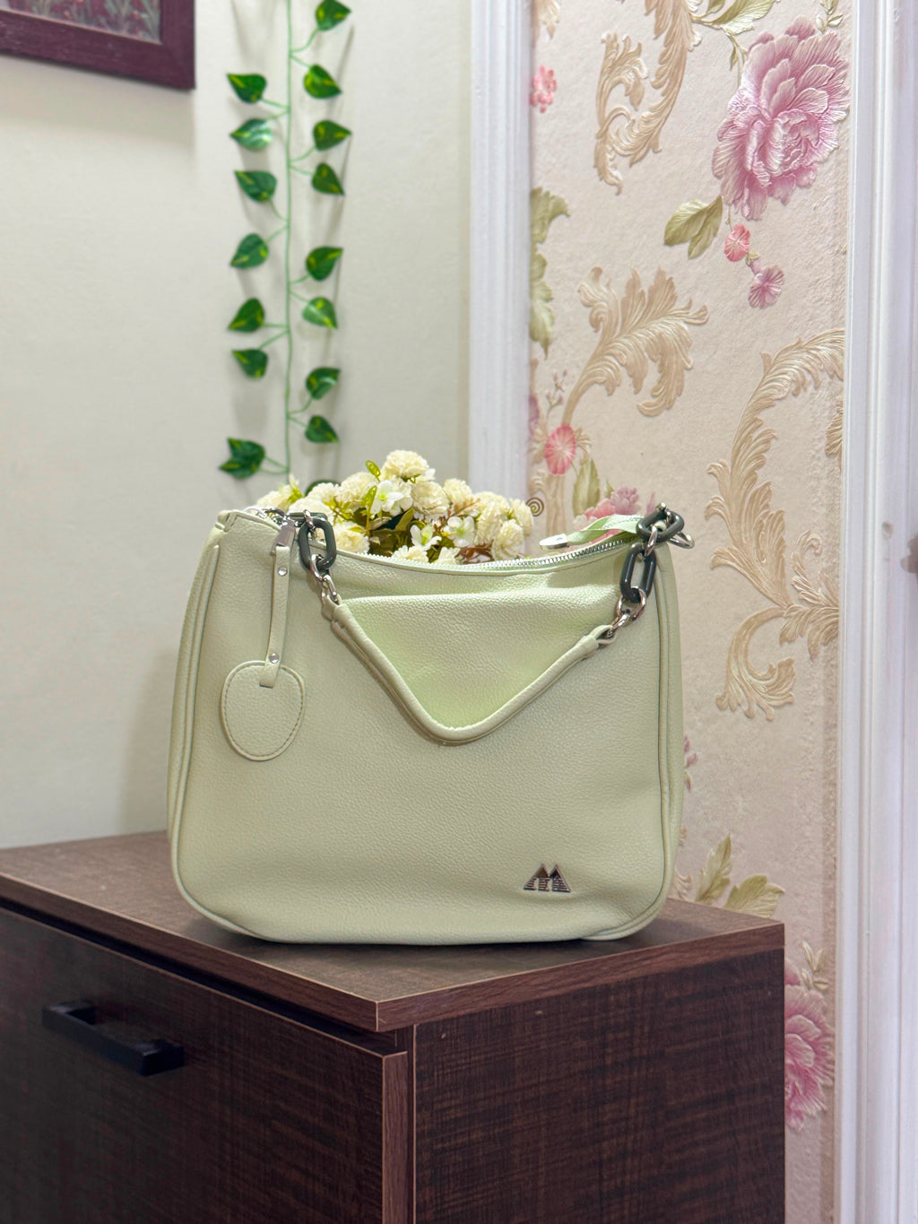 The Verona Lychee Leather Tote Bag – 2-in-1 Shoulder & Crossbody