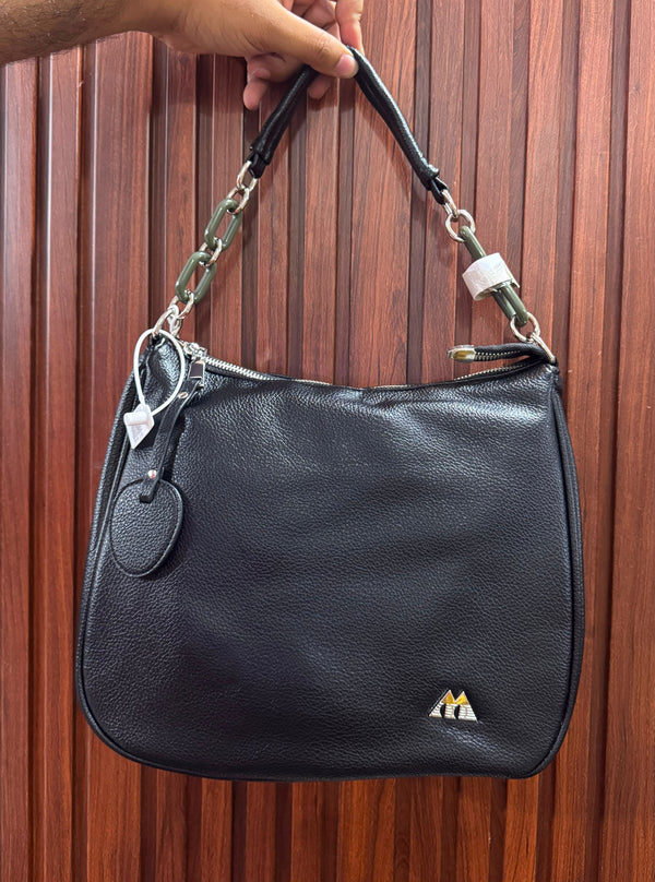 The Verona Lychee Leather Tote Bag – 2-in-1 Shoulder & Crossbody